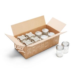 Ball 8 Glass Clear Jars | 16 oz. | Jars with Lids & Bands | Pint : Home & Kitchen