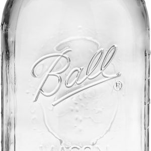 Ball Regular Mouth Quart (32 oz) Mason Jars with Lids and Bands : Sports & Outdoors